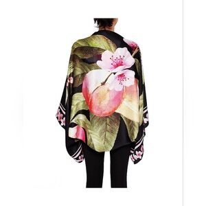 NWOT Ted Baker Peach Blossom Cape Scarf